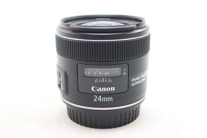 【中古(used)】キヤノン EF24mmF2.8 IS USM