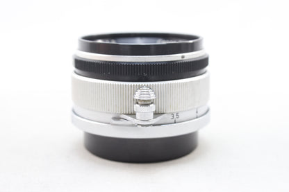 【中古(used)】キヤノン CANON 35mmF1.8 (L39マウント)
