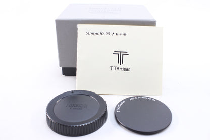 【中古(used)】銘匠光学 TTArtisan 50mmF0.95 (ニコンZマウント/APS-C)