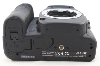 【中古(used)】ペンタックス K-3 Mark III Monochrome