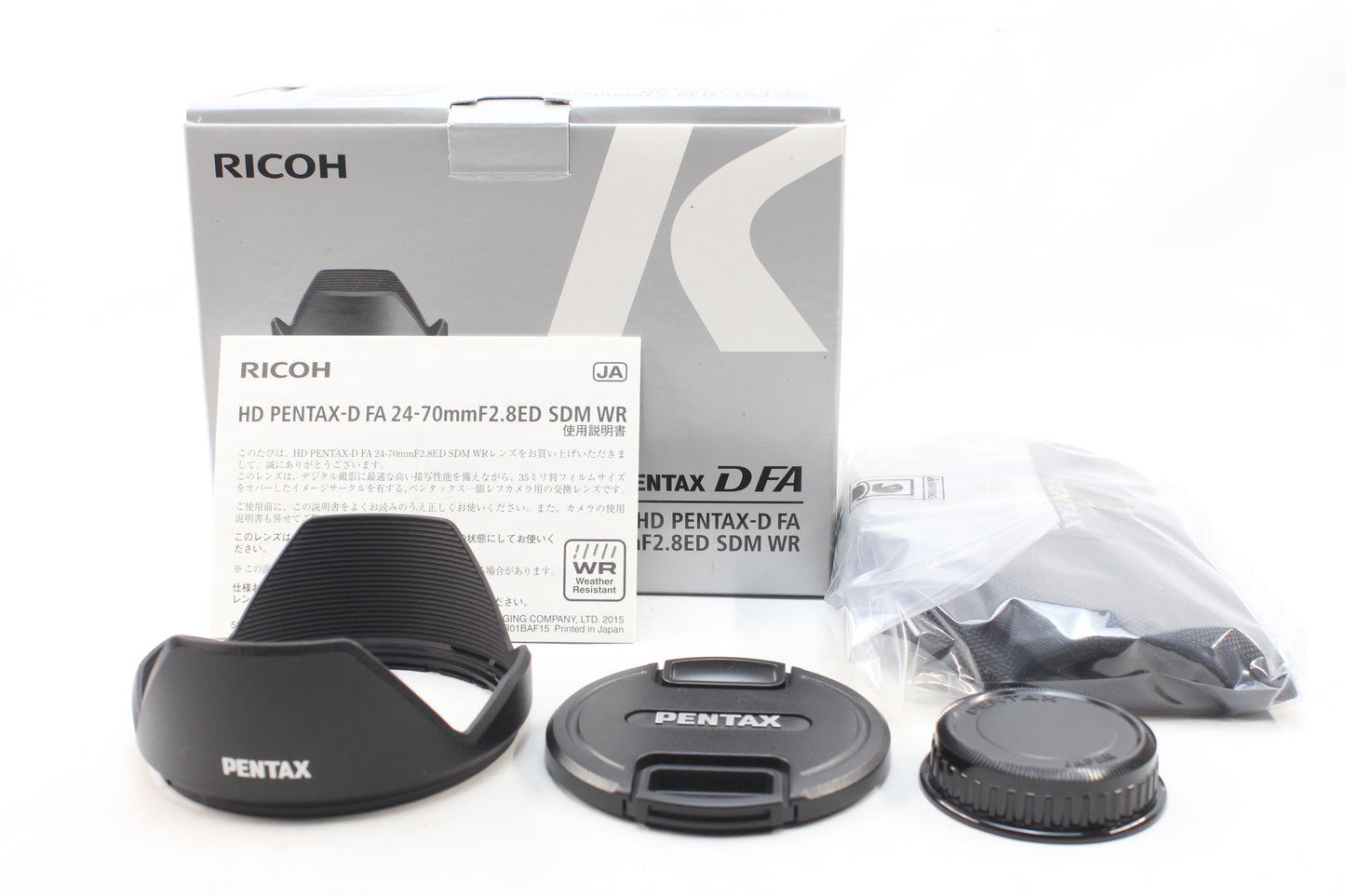 【中古(used)】ペンタックス HD PENTAX-D FA 24-70mmF2.8ED SDM WR