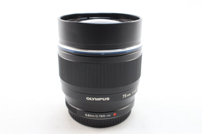 【中古(used)】オリンパス M.ZUIKO DIGITAL ED 75mmF1.8