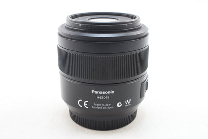 【中古(used)】パナソニック LEICA DG MACRO-ELMARIT 45mmF2.8 ASPH. MEGA O.I.S.