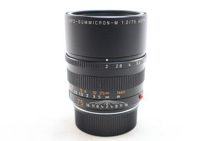 【中古(used)】ライカ APO-SUMMICRON-M 75mmF2 ASPH.(11 637)