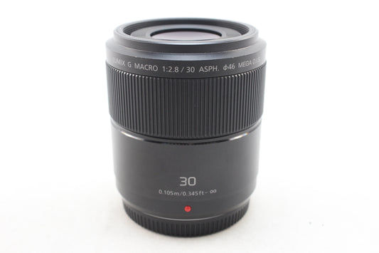 【中古(used)】パナソニック LUMIX G MACRO 30mmF2.8 ASPH./ MEGA O.I.S.