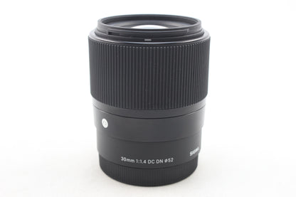 【中古(used)】シグマ 30mmF1.4 DC DN | Contemporary (ソニーＥマウント/APS-C)
