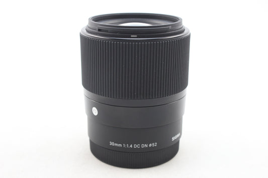 【中古(used)】シグマ 30mmF1.4 DC DN | Contemporary (ソニーＥマウント/APS-C)