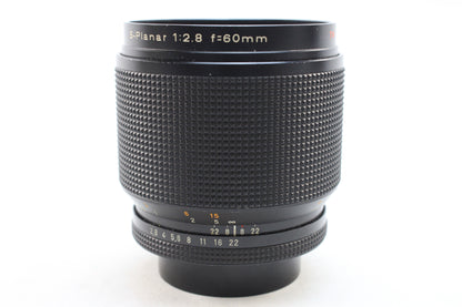 【中古(used)】コンタックス カールツァイス Sプラナー T＊ 60mmF2.8 AE (GERMANY)