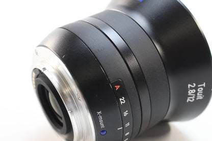 【中古(used)】カールツァイス Touit 12mmF2.8（フジフィルムXマウント）