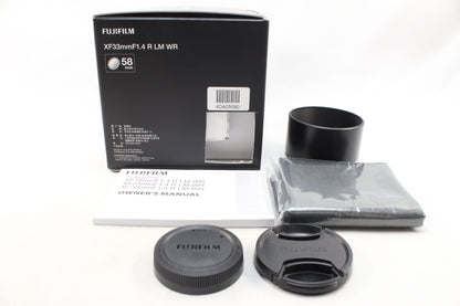 【中古(used)】フジフィルム XF 33mmF1.4 R LM WR