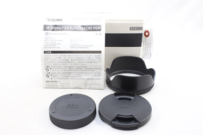 【中古(used)】シグマ 18-300mmF3.5-6.3 DC MACRO HSM | Contemporary (キヤノンEFマウント/APS-C)