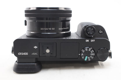 【中古(used)】ソニー α6400 + E PZ 16-50mm F3.5-5.6 OSS