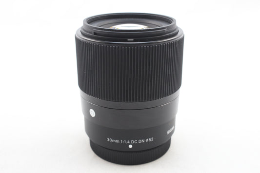 【中古(used)】シグマ 30mmF1.4 DC DN | Contemporary (フジフィルムXマウント)