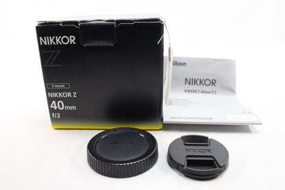 【中古(used)】ニコン NIKKOR Z 40mmF2