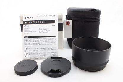 【中古(used)】シグマ 85mmF1.4 DG DN | Art (ソニーＥマウント)