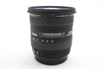 【中古(used)】シグマ 10-20mmF4-5.6 EX DC HSM (キヤノンEFマウント/APS-C)