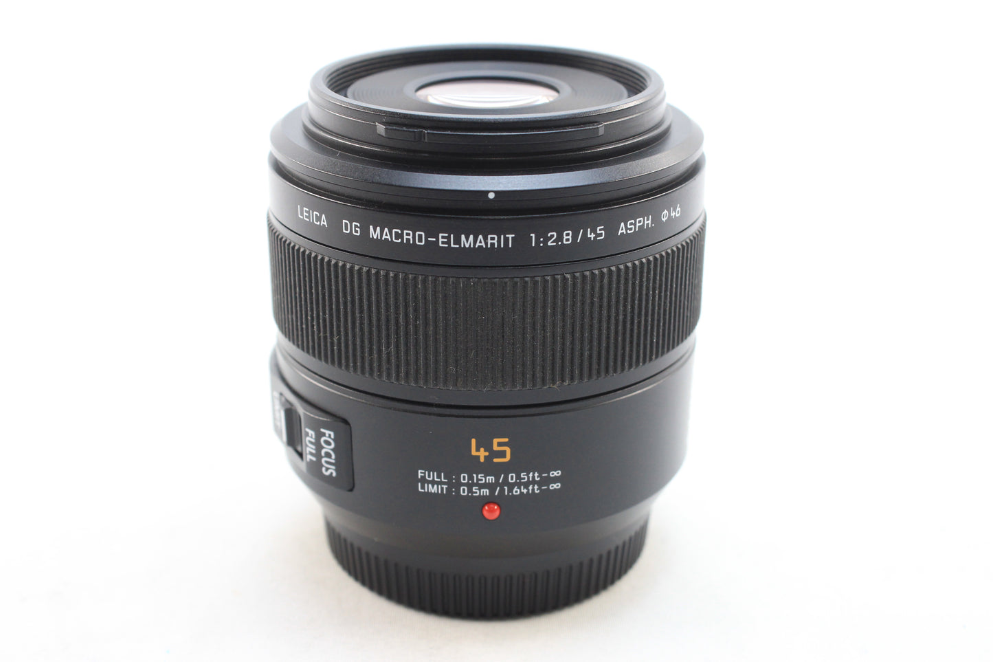 【中古(used)】パナソニック LEICA DG MACRO-ELMARIT 45mmF2.8 ASPH. MEGA O.I.S.