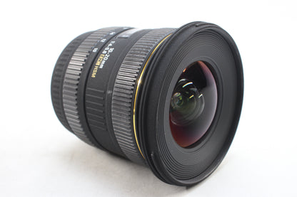 【中古(used)】シグマ 10-20mmF4-5.6 EX DC HSM (キヤノンEFマウント/APS-C)