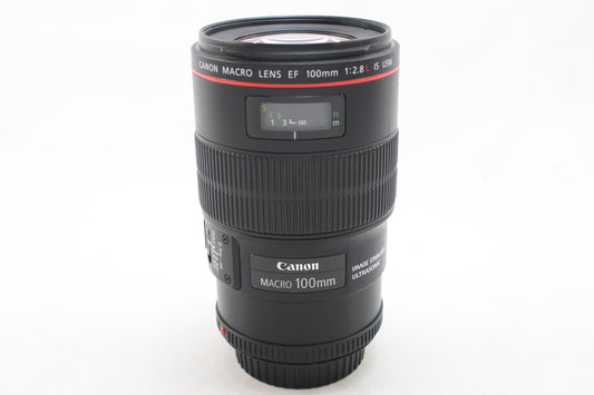 【中古(used)】キヤノン EF 100mmF2.8 L マクロ IS USM