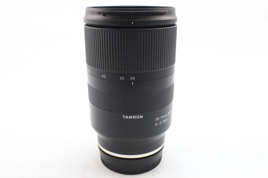 【中古(used)】タムロン 28-75mmF2.8 Di III RXD (ソニーEマウント) Model A036