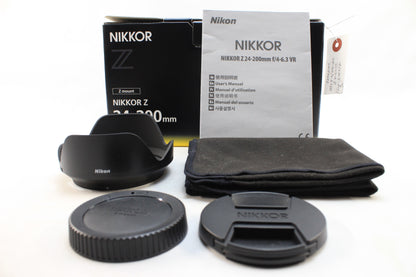 【中古(used)】ニコン NIKKOR Z 24-200mmF4-6.3 VR