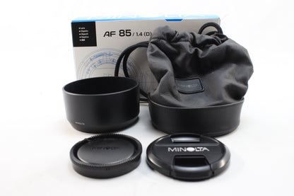 【中古(used)】ミノルタ AF 85mmF1.4 G (D)