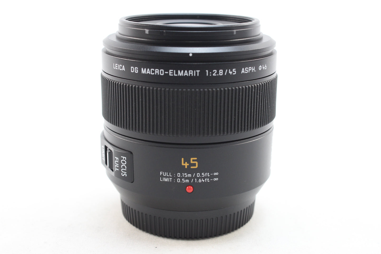 【中古(used)】パナソニック LEICA DG MACRO-ELMARIT 45mmF2.8 ASPH. MEGA O.I.S.