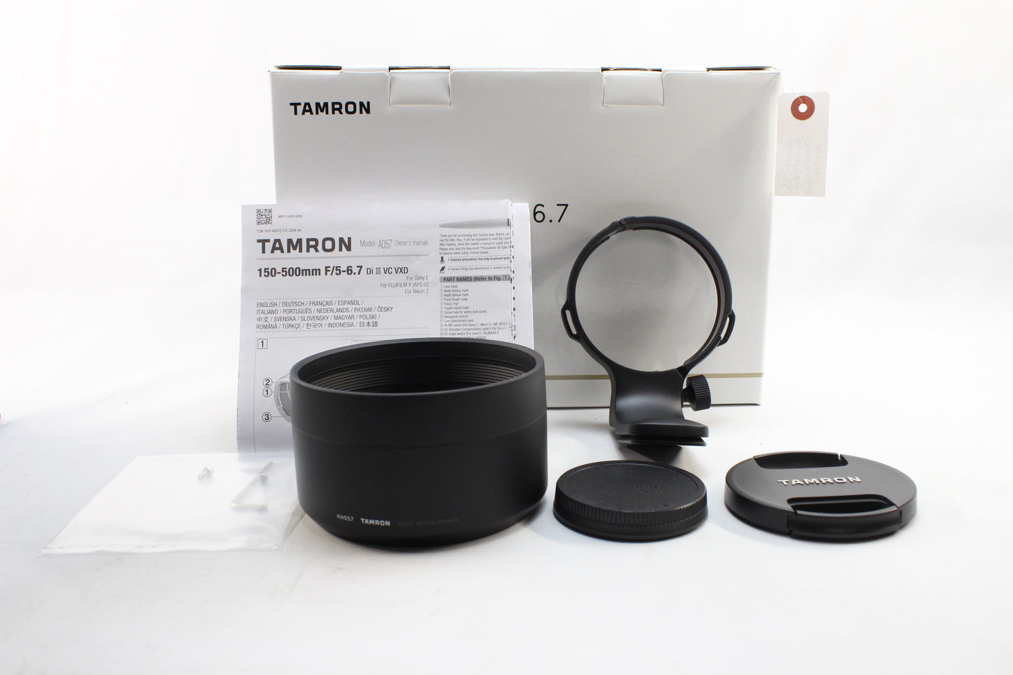 【中古(used)】タムロン 150-500mmF5-6.7 Di III VC VXD (ニコンZマウント) Model A057