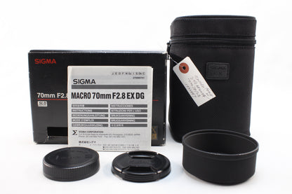 【中古(used)】シグマ 70mmF2.8 EX DG MACRO (ペンタックスKマウント)