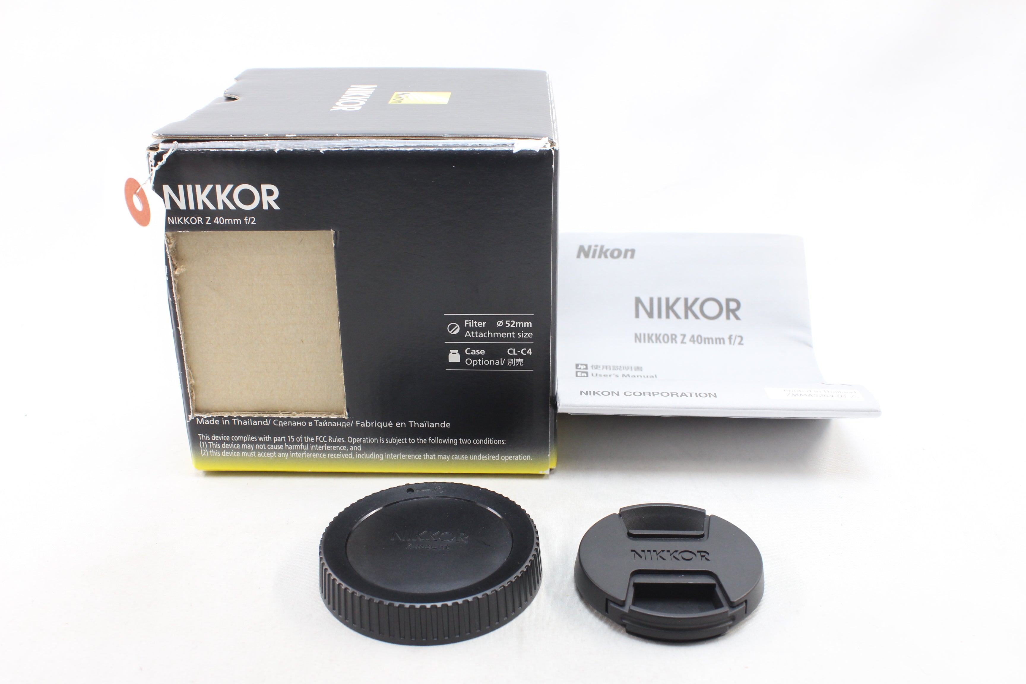 【美品/値引可】ニコン Nikon NIKKOR Z 40mm f2 箱取説付属 新品)Nikon (ニコン) NIKKOR Z 40mm F2（商品ID：4960759904928