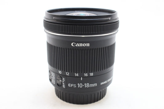 【中古(used)】キヤノン EF-S 10-18mmF4.5-5.6 IS STM