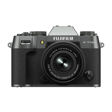 FUJIFILM X-T50 XC15-45mmレンズキット (チャコールシルバー)