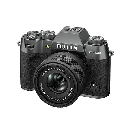 FUJIFILM X-T50 XC15-45mmレンズキット (チャコールシルバー)