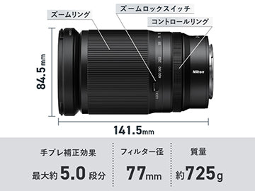 ニコン NIKKOR Z 28-400mm F4-8 VR