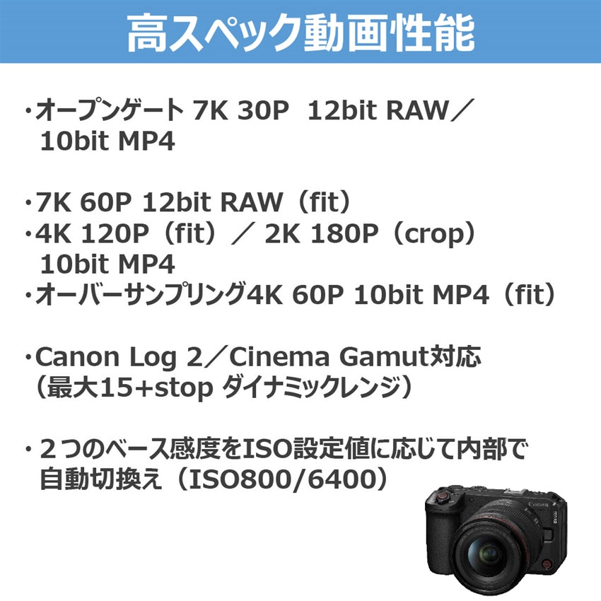 キヤノン EOS R6 V・RF20-50 L IS USM PZレンズキット – トキワカメラ