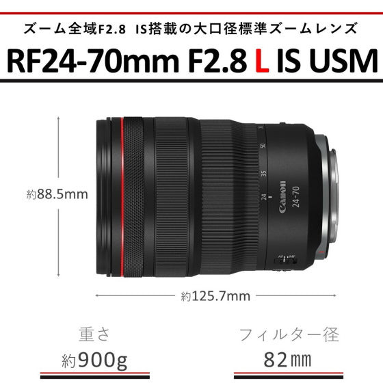 キヤノン RF 24-70mm F2.8 L IS USM