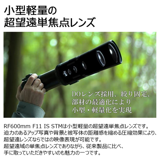 キヤノン RF 600mm F11 IS STM