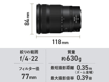 ニコン NIKKOR Z 24-120mm F4 S