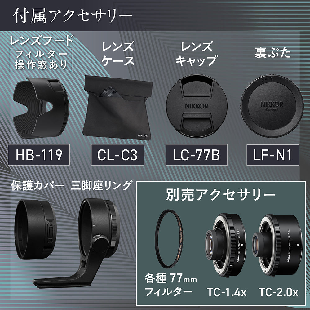 ニコン NIKKOR Z 70-200mm F2.8 VR S Ⅱ – トキワカメラ