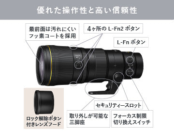 ニコン NIKKOR Z 600mm F6.3 VR S