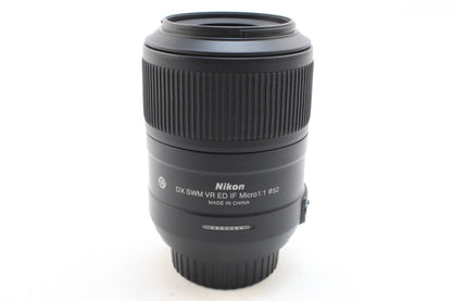 【中古(used)】ニコン AF-S DX Micro NIKKOR 85mmF3.5G ED VR