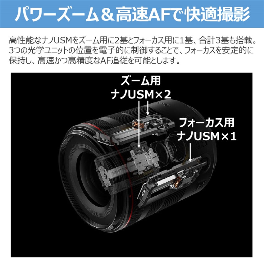 キヤノン RF 20-50mm F4 L IS USM PZ