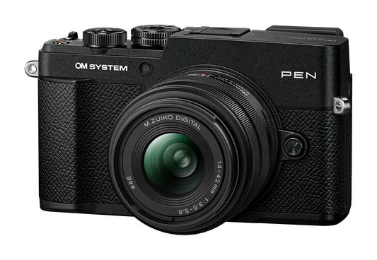 OM SYSTEM PEN 14-42mm F3.5-5.6 Ⅲ レンズキット(ブラック)