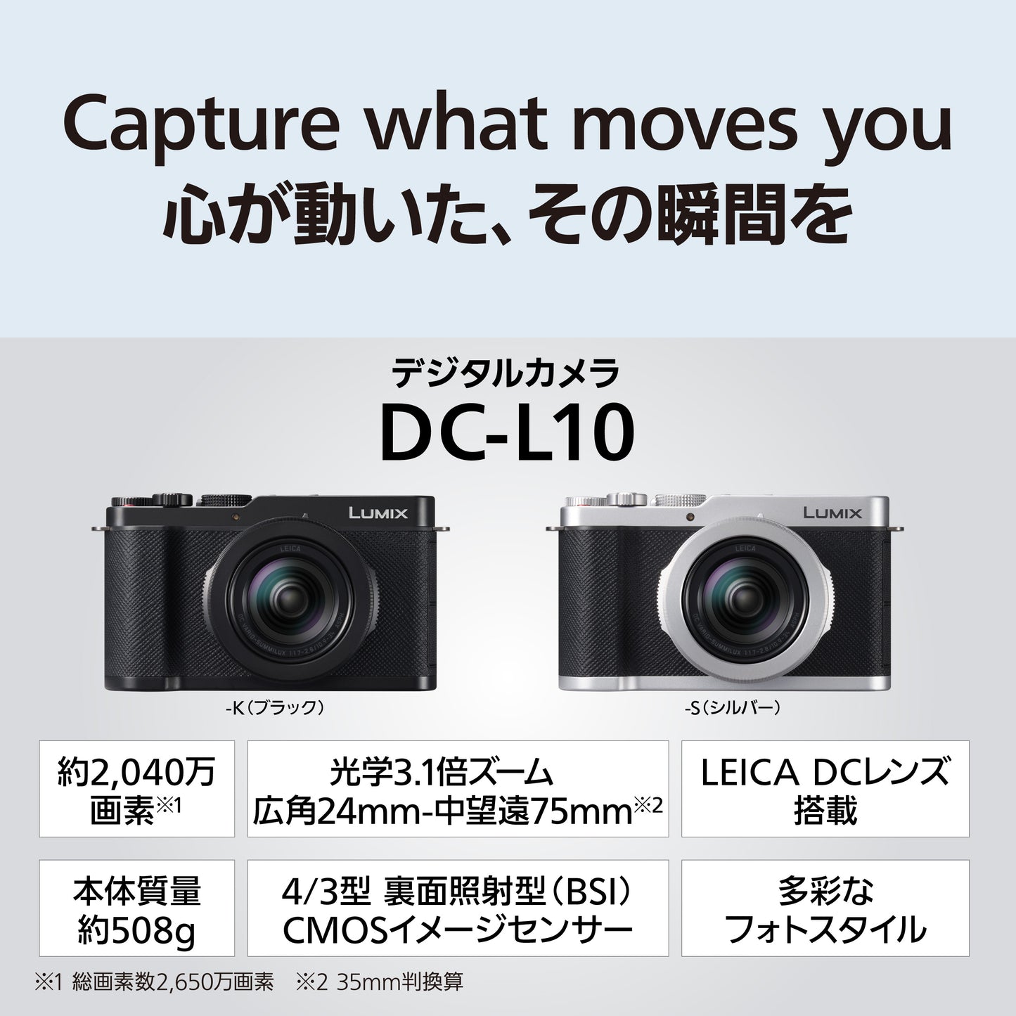 パナソニック DC-L10 (シルバー)