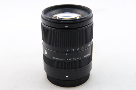 【中古(used)】SIGMA 18-50mm F2.8 DC DN © FUJI Xマウント