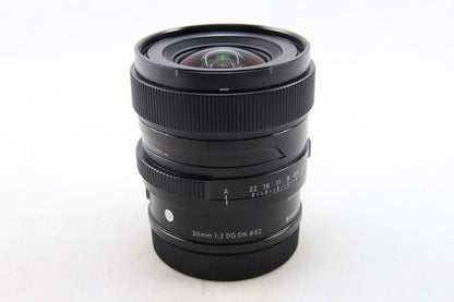 【中古(used)】SIGMA 20mm F2 DG DN Lマウント
