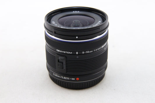 【中古(USED)】OMSYSTEM M.ZUIKO DIGITAL 9-18mm F4-5.6 Ⅱ ED MSC