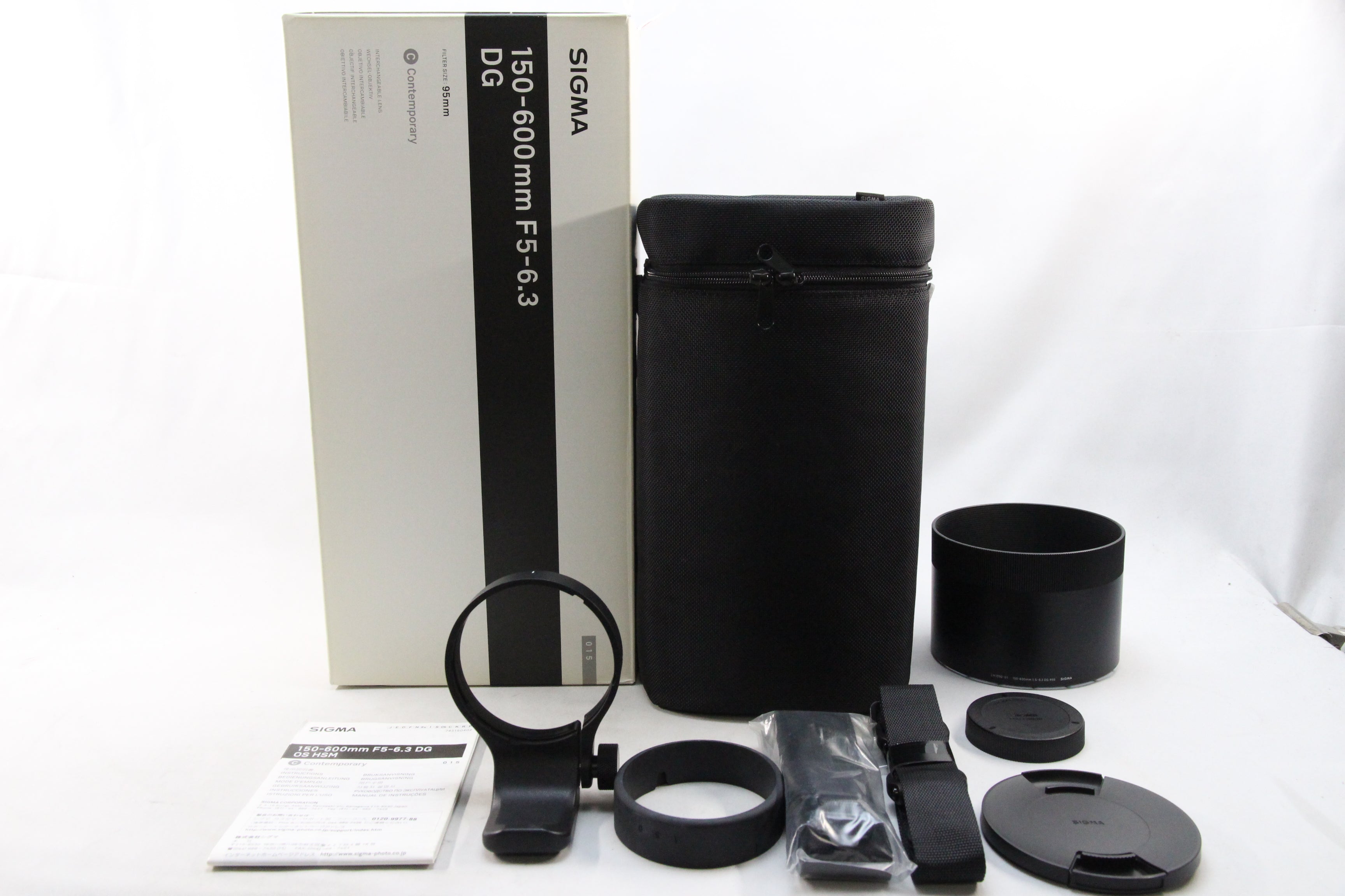 【ケース付き】 SIGMA 150-600mm F5-6.3 Canon EF レンタル] シグマ 150-600mm F5-6.3 DG OS HSM Contemporary 超望遠