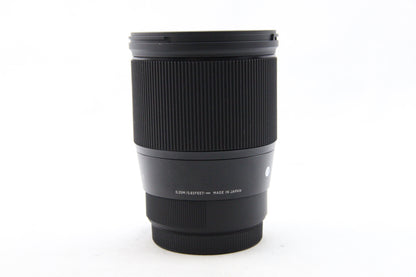 【中古(used)】SIGMA 16mm F1.4 DC DN X-mount