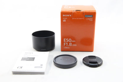 【中古(used)】SONY E 50mm F1.8 OSS